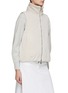 Detail View - Click To Enlarge - PESERICO - Padded Lurex Knit Gilet