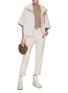 Figure View - Click To Enlarge - PESERICO - Reversible Shearling Jacket