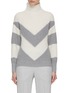 Main View - Click To Enlarge - PESERICO - Colourblock Sweater
