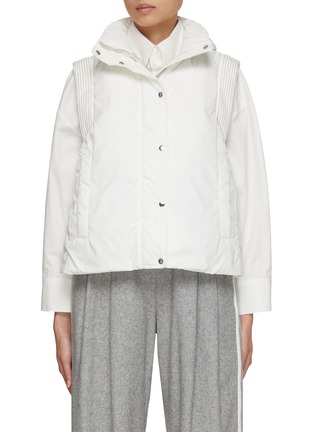 Main View - Click To Enlarge - PESERICO - Hooded Puffer Gilet