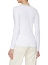 Back View - Click To Enlarge - PESERICO - Ribbed Collar T-Shirt