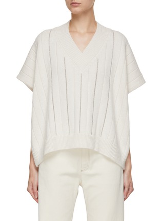 Main View - Click To Enlarge - PESERICO - Stripe Knit Top