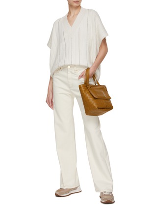 Figure View - Click To Enlarge - PESERICO - Stripe Knit Top