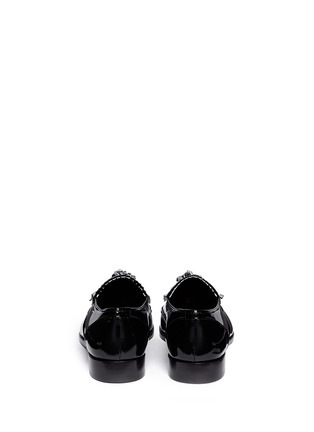 Back View - Click To Enlarge - LANVIN - Patent leather tassel slip-ons