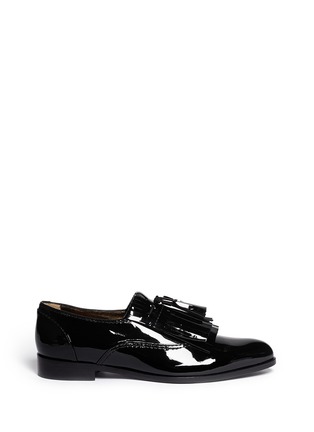 Main View - Click To Enlarge - LANVIN - Patent leather tassel slip-ons