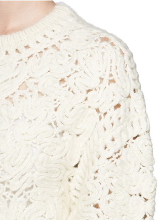 Detail View - Click To Enlarge - STELLA MCCARTNEY - Crochet sweater