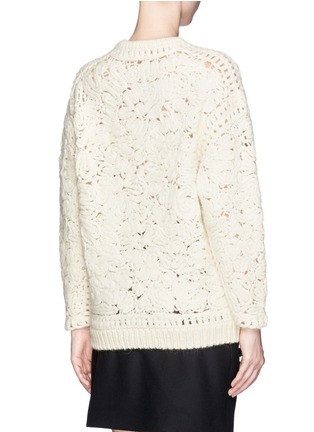 Back View - Click To Enlarge - STELLA MCCARTNEY - Crochet sweater