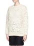 Front View - Click To Enlarge - STELLA MCCARTNEY - Crochet sweater