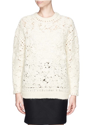 Main View - Click To Enlarge - STELLA MCCARTNEY - Crochet sweater