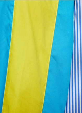  - COMME DES GARÇONS SHIRT - Patchwork Sleeve Poplin Striped Shirt