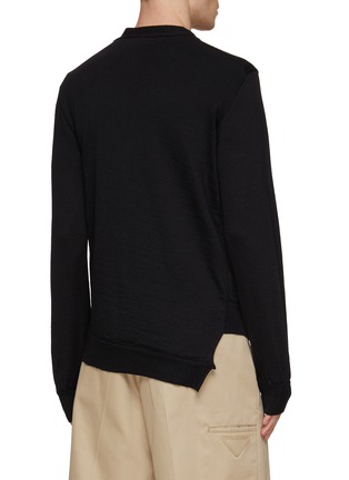Back View - Click To Enlarge - COMME DES GARÇONS SHIRT - X Lacoste Gator Badge Cardigan
