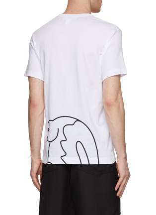 Back View - Click To Enlarge - COMME DES GARÇONS SHIRT - X Lacoste Gator T-Shirt
