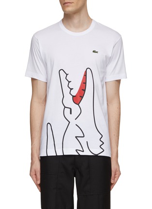 Main View - Click To Enlarge - COMME DES GARÇONS SHIRT - X Lacoste Gator T-Shirt