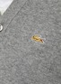  - COMME DES GARÇONS SHIRT - X Lacoste Gator Badge Slanted Cardigan