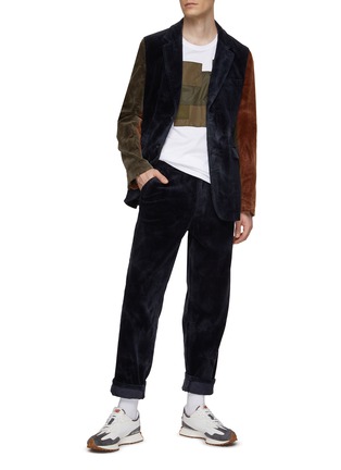 Figure View - Click To Enlarge - COMME DES GARÇONS SHIRT - Straight Leg Corduroy Pants