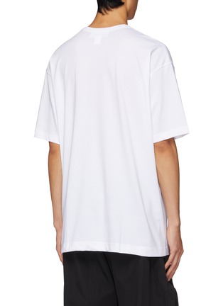 Back View - Click To Enlarge - COMME DES GARÇONS SHIRT - X Lacoste Gator Badge T-Shirt