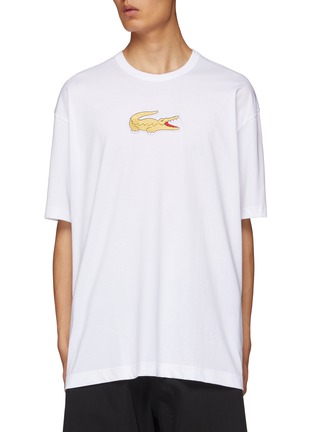 Main View - Click To Enlarge - COMME DES GARÇONS SHIRT - X Lacoste Gator Badge T-Shirt