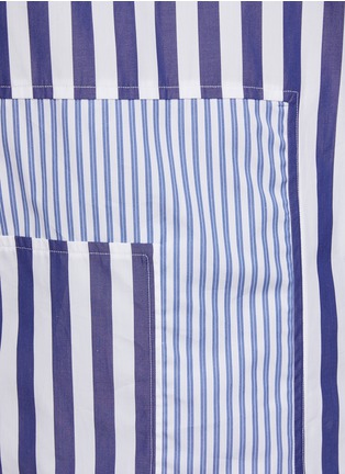  - COMME DES GARÇONS SHIRT - Striped Band Patchwork Shirt