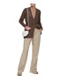 Figure View - Click To Enlarge - PESERICO - Sequin Chunky Knit Belted Cardigan