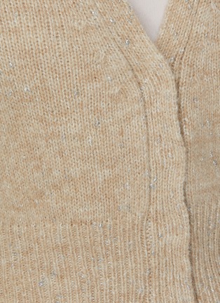  - PESERICO - Lurex Flecks Cropped Knit Cardigan