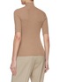 Back View - Click To Enlarge - PESERICO - Mock Neck Lurex Knit Top