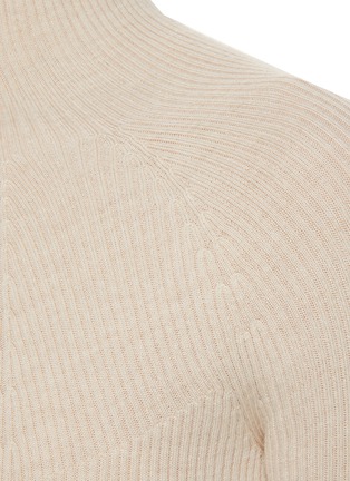  - PESERICO - Mock Neck Lurex Knit Top