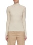 Main View - Click To Enlarge - PESERICO - Mock Neck Lurex Knit Top
