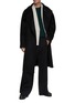 Figure View - Click To Enlarge - THE FRANKIE SHOP - Andrea Funnel Neck Double Breasted Coat