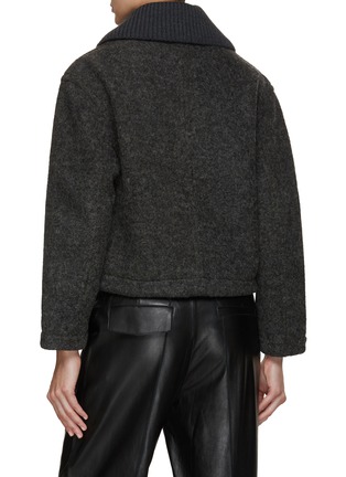 Back View - Click To Enlarge - WE-AR 4 - The Cropped Aviator Jacket