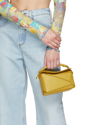 Front View - Click To Enlarge - LOEWE - Mini Puzzle Leather Bag