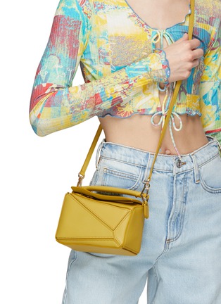 Figure View - Click To Enlarge - LOEWE - Mini Puzzle Leather Bag