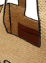 Detail View - Click To Enlarge - LOEWE - Logo Raffia Tote Bag