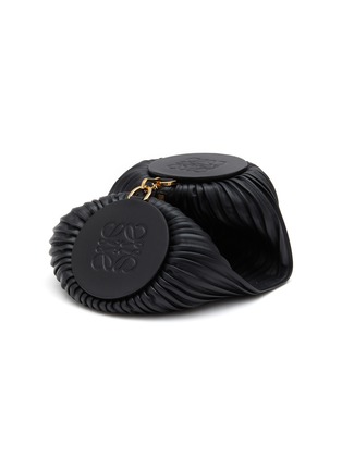 Detail View - Click To Enlarge - LOEWE - Bracelet Pleated Leather Pouch Bag
