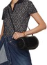 Front View - Click To Enlarge - LOEWE - Bracelet Pleated Leather Pouch Bag