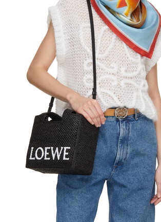 Figure View - Click To Enlarge - LOEWE - Small Raffia Tote Bag