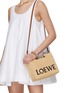 Figure View - Click To Enlarge - LOEWE - Small Logo Raffia Tote Bag