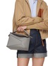 Front View - Click To Enlarge - LOEWE - Small Puzzle Edge Leather Crossbody Bag