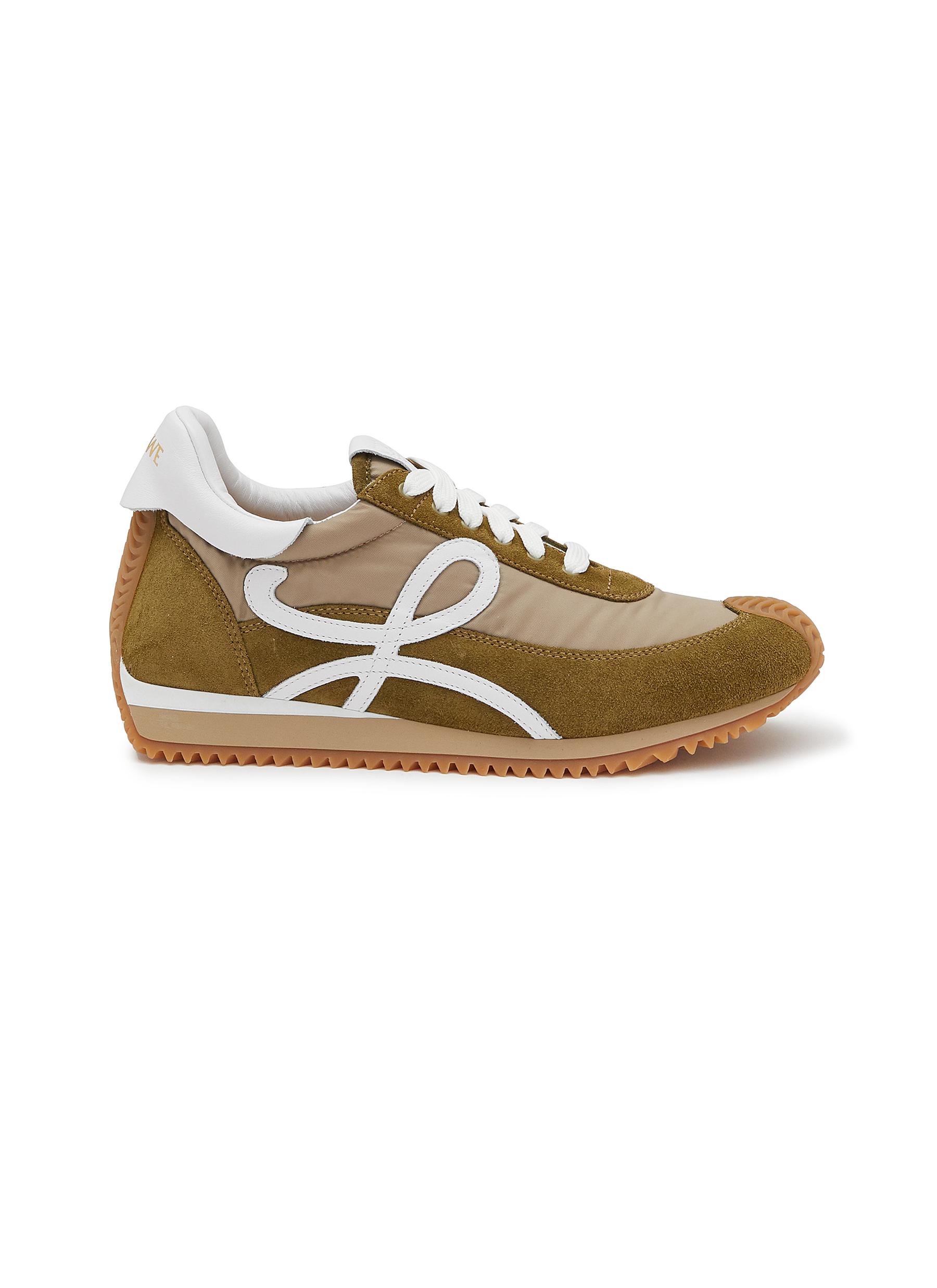 Loewe outlet suede sneakers