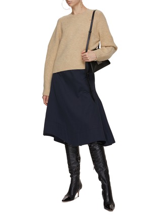 Figure View - Click To Enlarge - RECTO - Round Neck Fluffy Knit Sweater