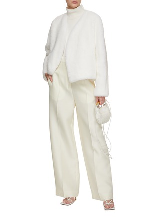 Figure View - Click To Enlarge - LE17SEPTEMBRE - High Neck Cashmere Blend Sweater