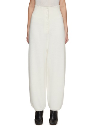 Main View - Click To Enlarge - LE17SEPTEMBRE - Cashmere Blend Button Up Pants