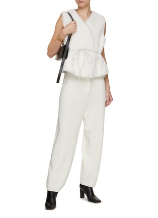 Figure View - Click To Enlarge - LE17SEPTEMBRE - Cashmere Blend Button Up Pants
