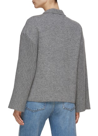 Back View - Click To Enlarge - BRUNO MANETTI - Wool Blend Knit Jacket