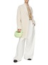 Figure View - Click To Enlarge - BRUNO MANETTI - Short Sleeves Tweed Top