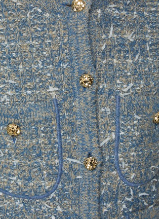  - BRUNO MANETTI - Wool Tweed Knit Cardigan