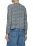 Back View - Click To Enlarge - BRUNO MANETTI - Wool Tweed Knit Cardigan