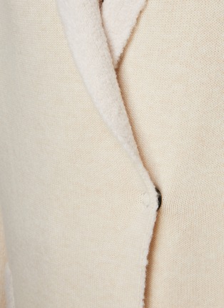  - BRUNO MANETTI - Shawl Collar Wool Knit Coat