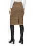 Back View - Click To Enlarge - BRUNO MANETTI - Tweed Pencil Skirt