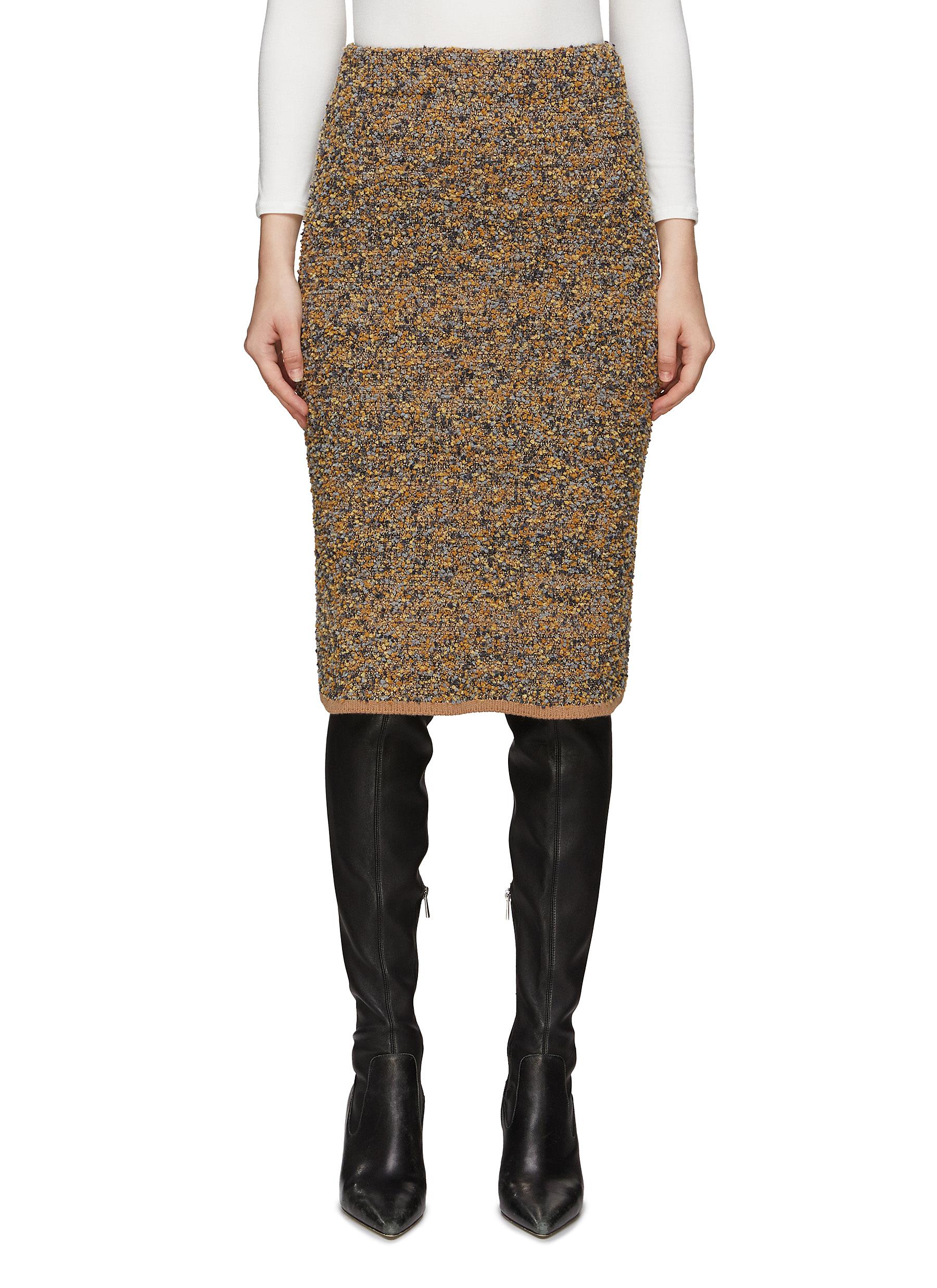 BRUNO MANETTI Tweed Pencil Skirt Women Lane Crawford