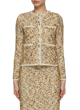 Main View - Click To Enlarge - BRUNO MANETTI - Tweed Knit Cardigan